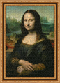 TREFL Art Frame Puzzle Mona Lisa 500 dílků s rámem