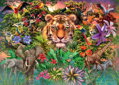 RAVENSBURGER Puzzle Exotická zvířata 1000 dílků