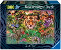 RAVENSBURGER Puzzle Exotická zvířata 1000 dílků