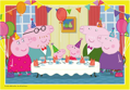 RAVENSBURGER Puzzle Prasátko Peppa na oslavě 2x12 dílků