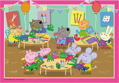 RAVENSBURGER Puzzle Prasátko Peppa na oslavě 2x12 dílků