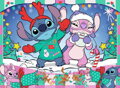 RAVENSBURGER Puzzle Disney: Stitch o Vánocích XXL 100 dílků