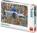 DINO Puzzle Erikovy hračky 500 dílků