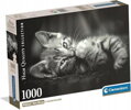 CLEMENTONI Puzzle Černobílé kotě 1000 dílků