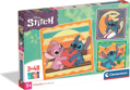 CLEMENTONI Puzzle Stitch: Přátelský mimozemšťan 3x48 dílků