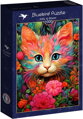 BLUEBIRD Puzzle Kotě a květiny 1000 dílků