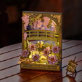 ROBOTIME Rowood 3D dřevěné puzzle Lekníny s LED osvětlením 237 dílků
