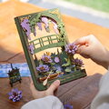 ROBOTIME Rowood 3D dřevěné puzzle Lekníny s LED osvětlením 237 dílků