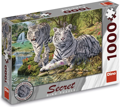 DINO Puzzle Secret Collection: Bílí tygři 1000 dílků
