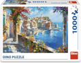 DINO Puzzle Středomořské městečko 1000 dílků