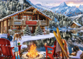TREFL Puzzle Vánoce v horách 2x500 dílků