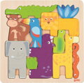 GOKI Obrysové puzzle Safari 11 dílků