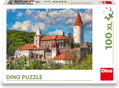 DINO Puzzle Hrad Křivoklát 100 XL dílků