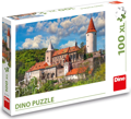 DINO Puzzle Hrad Křivoklát 100 XL dílků