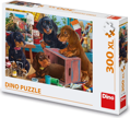 DINO Puzzle Jezevčíci 300 XL dílků