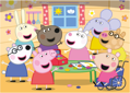DINO Puzzle Prasátko Peppa: Obchod MAXI 24 dílků