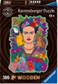 RAVENSBURGER Dřevěné obrysové puzzle Frida Kahlo 300 dílků