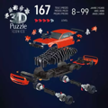RAVENSBURGER 3D puzzle Iconics: Dodge Challenger R,T Scat Pack Widebody 108 dílků