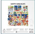 GALISON Čtvercové puzzle Happy Hanukcats 500 dílků