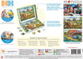 EUROGRAPHICS Puzzle Connecting Pieces: Štěňata na jaře 48 dílků