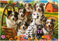 CASTORLAND Puzzle Šťastní psi na venkově 1000 dílků