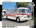 RETRO-AUTA Puzzle BUS č.04 Škoda 706 RTO LUX (1965) 40 dílků
