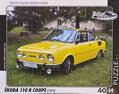 RETRO-AUTA Puzzle č.01 Škoda 110 R COUPE (1974) 40 dílků
