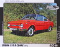 RETRO-AUTA Puzzle č.60 ŠKODA 110 R COUPE (1971) 40 dílků