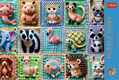 TREFL Puzzle Premium Plus Háčkovaná zvířátka 1000 dílků