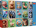 TREFL Puzzle Premium Plus Háčkovaná zvířátka 1000 dílků