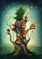 MAGNOLIA Puzzle Magický dům na stromě 1000 dílků