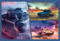 TREFL Puzzle World of Tanks: Obrněná mise 2x200 dílků
