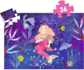 DJECO Puzzle Mořská Víla Ella 36 dílků