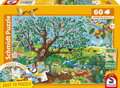 SCHMIDT Puzzle Zvířata v zahradě 60 dílků
