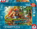 SCHMIDT Puzzle Vodní mlýn na podzim 1000 dílků