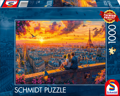 SCHMIDT Puzzle Pařížské střešní šepoty 1000 dílků