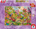 SCHMIDT Puzzle Okouzlující motýlí zahrada 2000 dílků