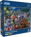 GIBSONS Puzzle Farmářské Vánoce 1000 dílků