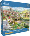 GIBSONS Puzzle Lidé u potoka 500 dílků