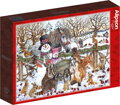 ALIPSON Puzzle Dva sněhuláci 500 dílků