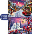 BLUEBIRD Puzzle Připraveni na Vánoce 2x500 dílků