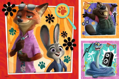 RAVENSBURGER Puzzle Zootropolis: Město zvířat 3x49 dílků