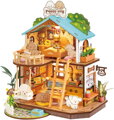 ROBOTIME Rolife DIY House: Vila pro pejsky s LED osvětlením 230 dílků