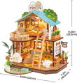 ROBOTIME Rolife DIY House: Vila pro pejsky s LED osvětlením 230 dílků