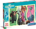 CLEMENTONI Puzzle Zootropolis SUPER 104 dílků