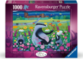 RAVENSBURGER Puzzle Rošťárny mezi květinami 1000 dílků