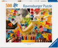 RAVENSBURGER Puzzle Umělecký ateliér 500 dílků