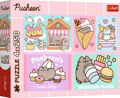 TREFL Puzzle Pusheen: Seznamte se s Pusheen 4x250 dílků