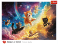 TREFL Puzzle Vesmírné kočky 500 dílků