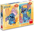DINO Puzzle Zamilovaný Stitch 24+48 dílků